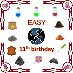GG11th Birthday Easy