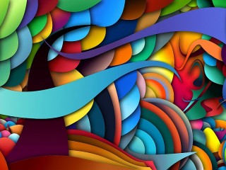Jigsaw Puzzle «3D abstraction»