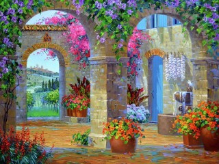 Puzzle «A Glimpse of Tuscany»