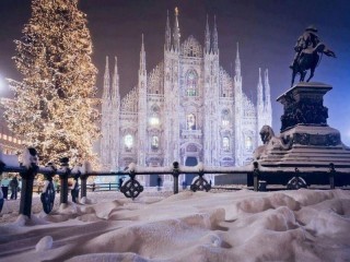 Puzzle «Zimniy Milan»