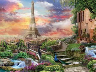 Rompecabezas «A Sight in Paris»