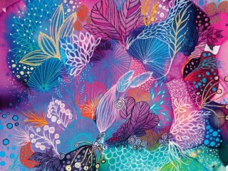 Slagalica «abstract flora»
