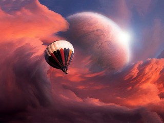 Zagadka «The balloon and the planet»