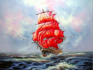 パズル «Scarlet sails»