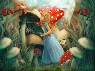 Jigsaw Puzzle «Alice and the Czech cat»