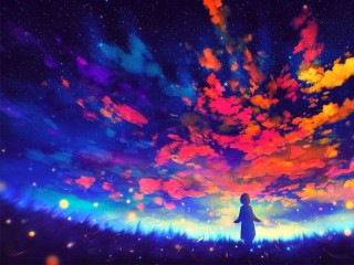 Rompicapo «Alone in Colorful Night»