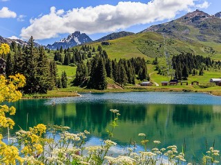 Jigsaw Puzzle «Alps in France»