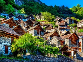 Jigsaw Puzzle «Alpine village»