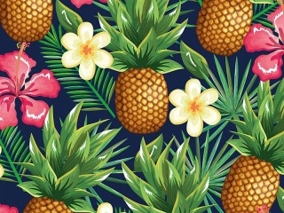 Пазл «Pineapples in colors»
