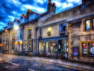 Jigsaw Puzzle «English town»