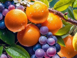 Zagadka «Oranges and grapes»