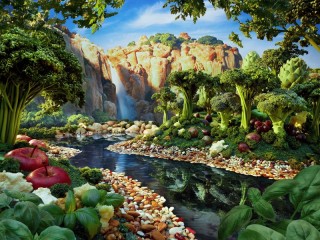 Jigsaw Puzzle «Appetizing landscape»