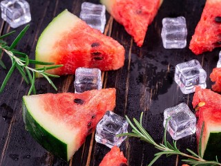 Jigsaw Puzzle «Watermelon and rosemary»