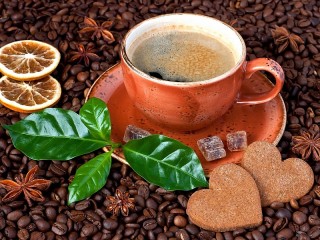 Jigsaw Puzzle «Flavored coffee»