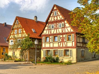 Puzzle «Bavarian houses»