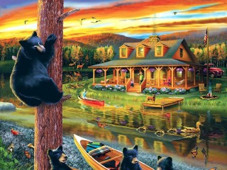 Bulmaca «Bear Family Adventure»