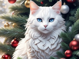 Slagalica «White cat»