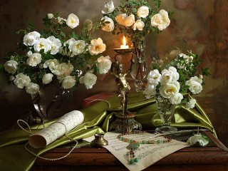 Слагалица «White roses»