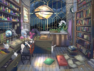 Jigsaw Puzzle «Alchemy library»