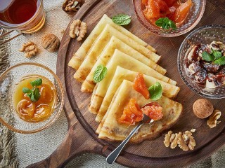 Puzzle «Pancakes with dried apricots»
