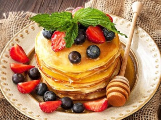 Puzzle «Pancakes with honey»