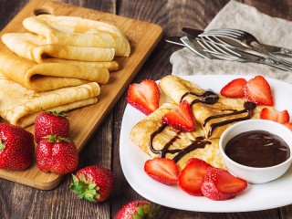 パズル «Pancakes for dessert»