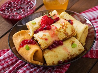 Rompicapo «Pancakes with berries»