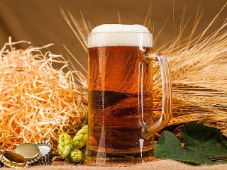 Puzzle «A glass of beer»