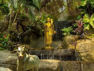 Rompecabezas «Buddha in the garden»
