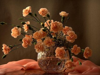 Пазл «Bouquet of carnations»