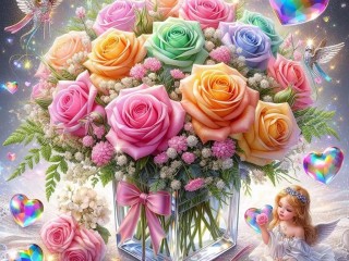 Jigsaw Puzzle «Bouquet for the holiday»