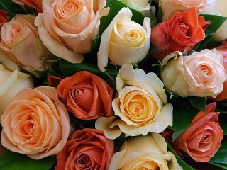 Jigsaw Puzzle «Bouquet of roses»