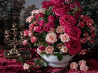Quebra-cabeça «Bouquet of roses»