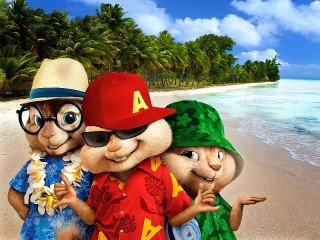 Пазл «Chipmunks on the island»