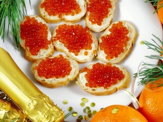 Jigsaw Puzzle «Sandwiches with caviar»
