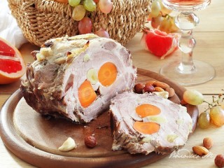 Пазл «Boiled pork with carrots»