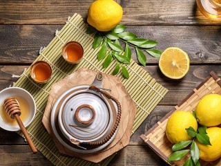 Пазл «Чай и лимоны»