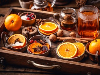 Jigsaw Puzzle «Tea and spices»