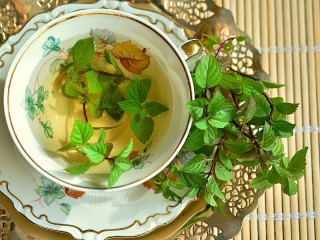 Jigsaw Puzzle «Tea with mint»