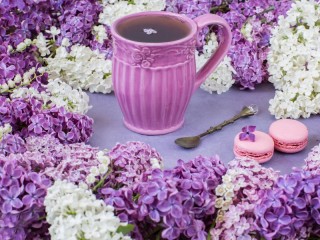 Quebra-cabeça «Lilac tea»