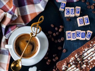 Jigsaw Puzzle «cup of music»