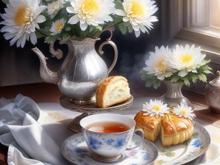 Пазл «Чашка чая»