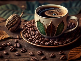 Jigsaw Puzzle «A cup of coffee»