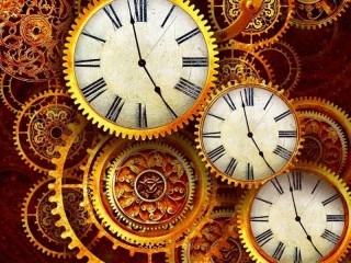 Jigsaw Puzzle «Clock and gears»