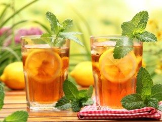 Jigsaw Puzzle «Tea with Mint»
