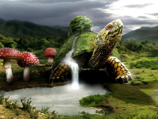 Jigsaw Puzzle «Tortoise the Earth»