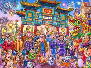 Jigsaw Puzzle «Chinese New Year»