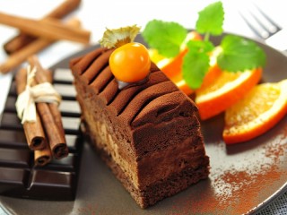 Пазл «Шоколадное пирожное»