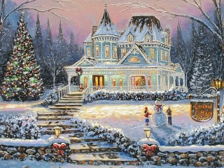 Пазл «Christmas Cottage»