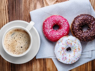 Jigsaw Puzzle «Coffee and Donuts»